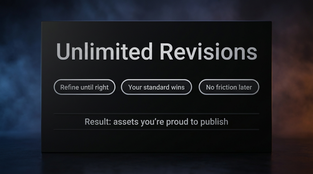 Unlimited Revisions package