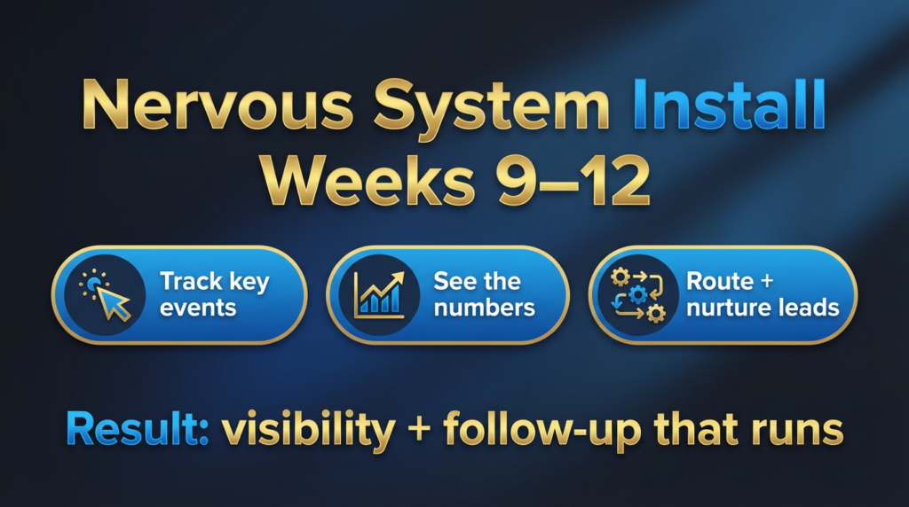 Nervous System Install (Weeks 9–12) package